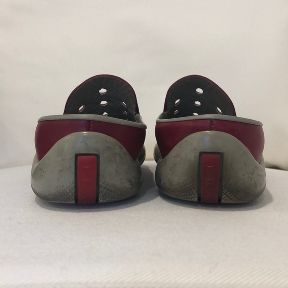 Prada Red Leather slides - Picture 4 of 5